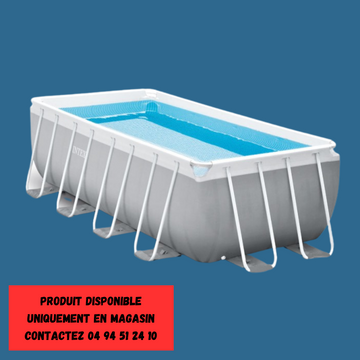 Piscine hors sol Prism Frame rectangulaire 4.00 x 2.00 x 1.22 m