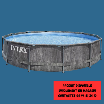 Piscine hors sol tubulaire ronde 3,66x0,99m BALTIK