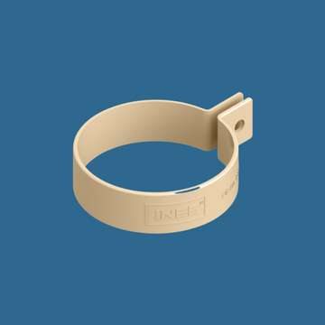 Collier à bride gouttière Ø8cm Sable - INES