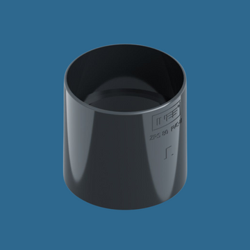 Manchon de gouttière femelle/femelle Ø8cm Anthracite - INES