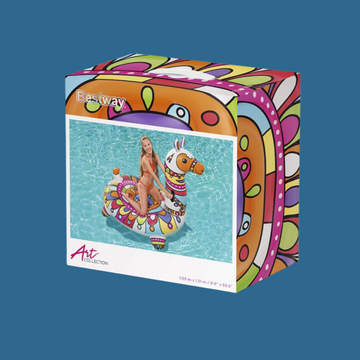 Bouée Lama flottant Multicolore