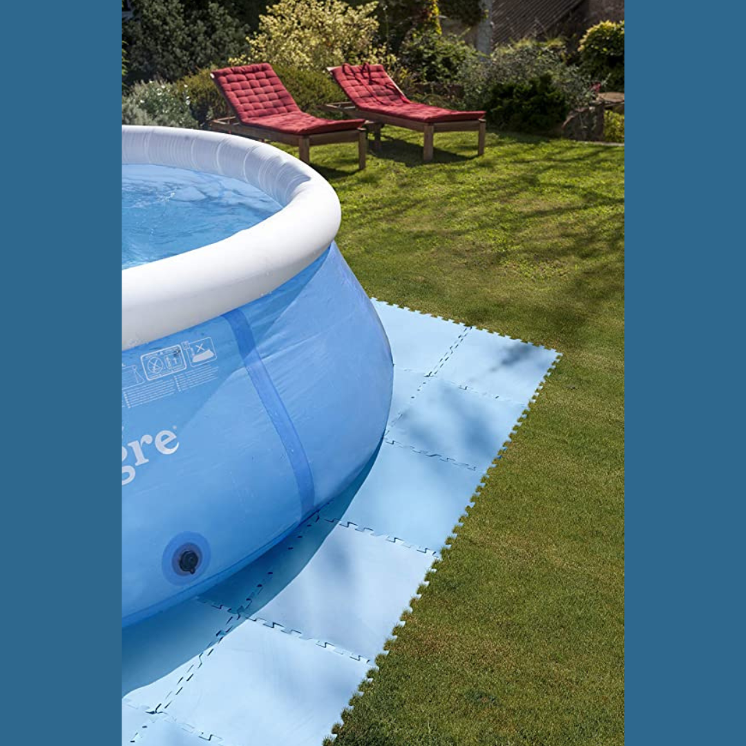 Dalles de protection 9 pc 50x50cm