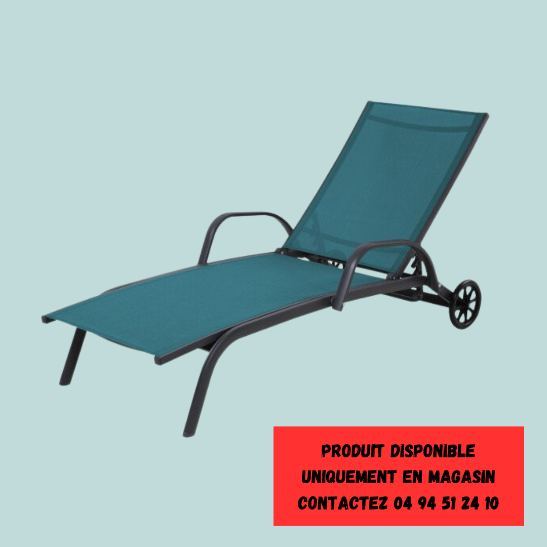 Transat kyoto bleu avec accoudoir