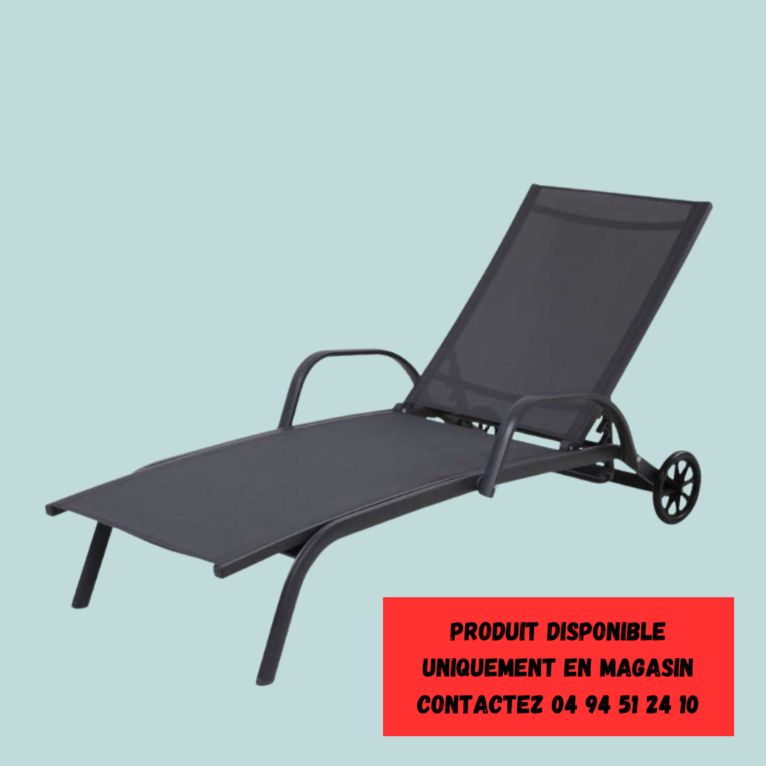 Transat kyoto gris avec accoudoir