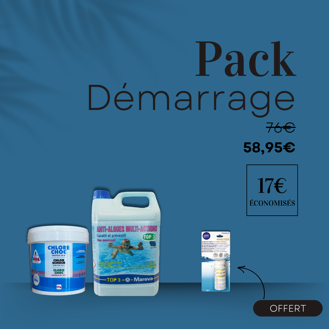 Kit de démarrage piscine