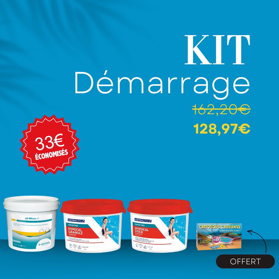 Kit de démarrage piscine