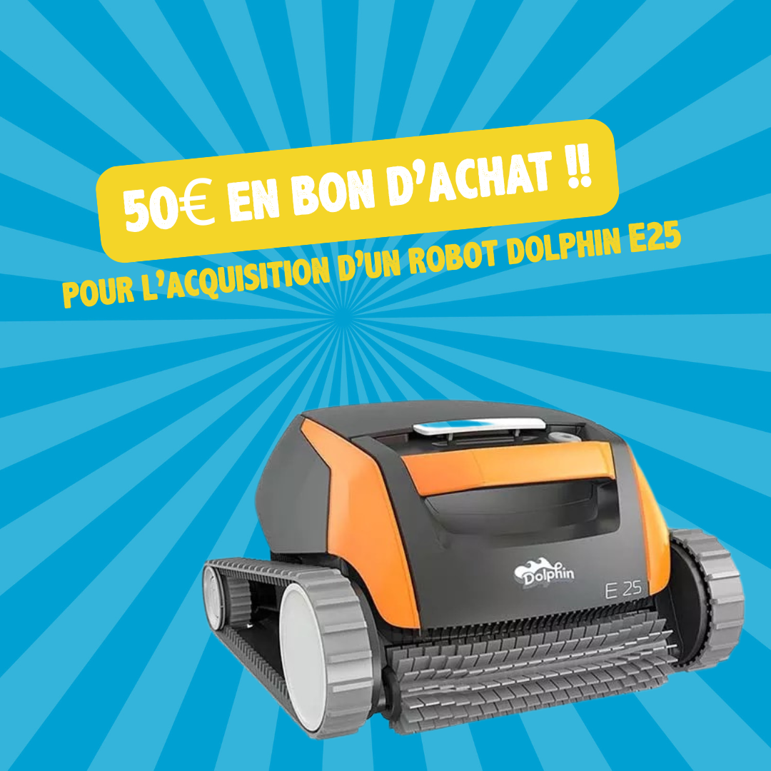 Robot dolphin E25 - Fond et paroi