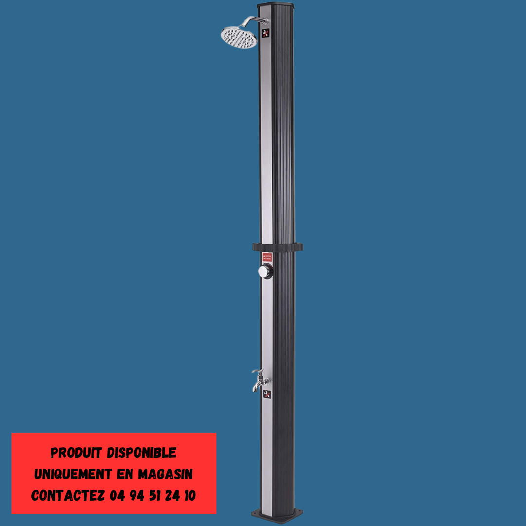 PVC SHOWER 35L W/FOOTWASH