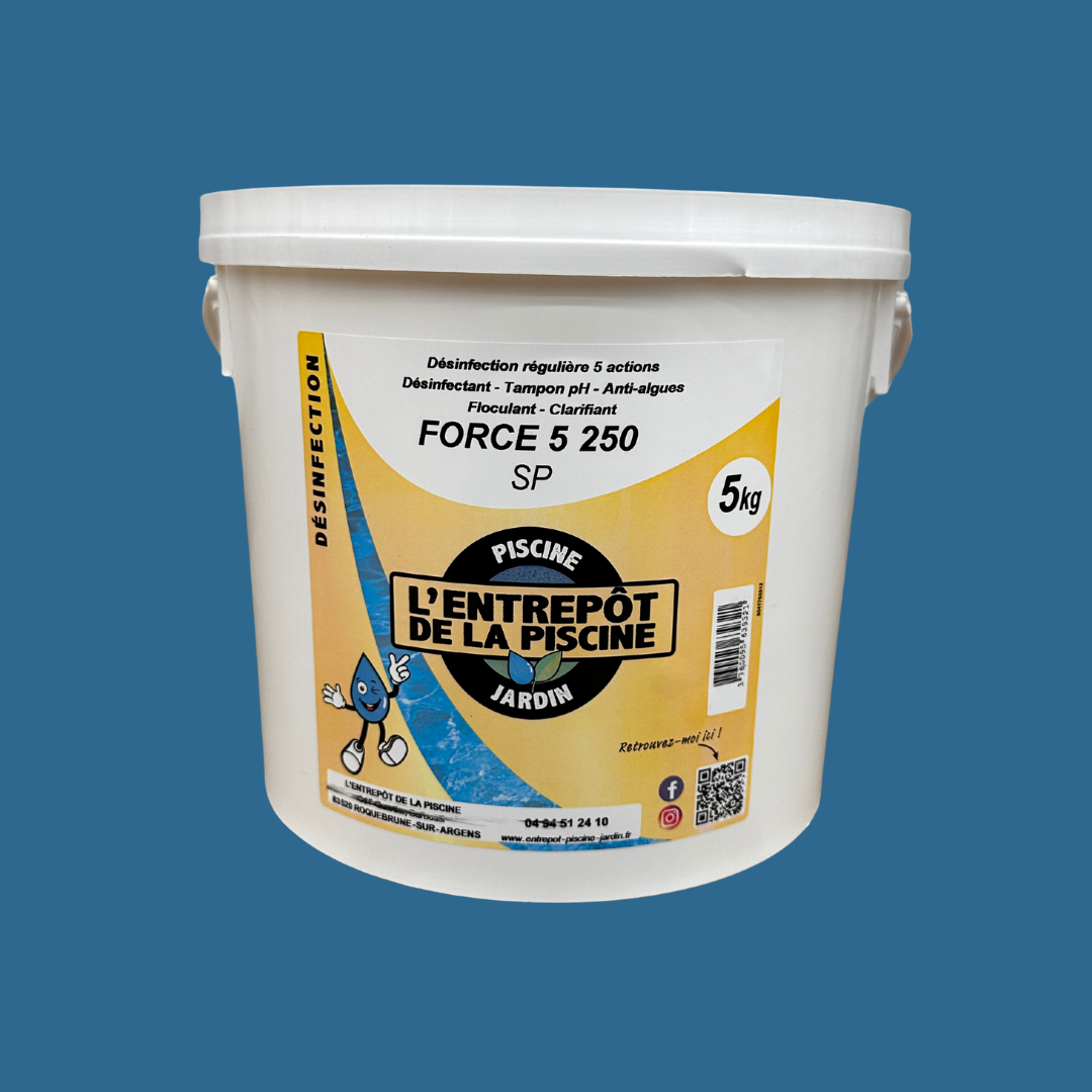 Chlore multifonctions Force 5 250g SP
