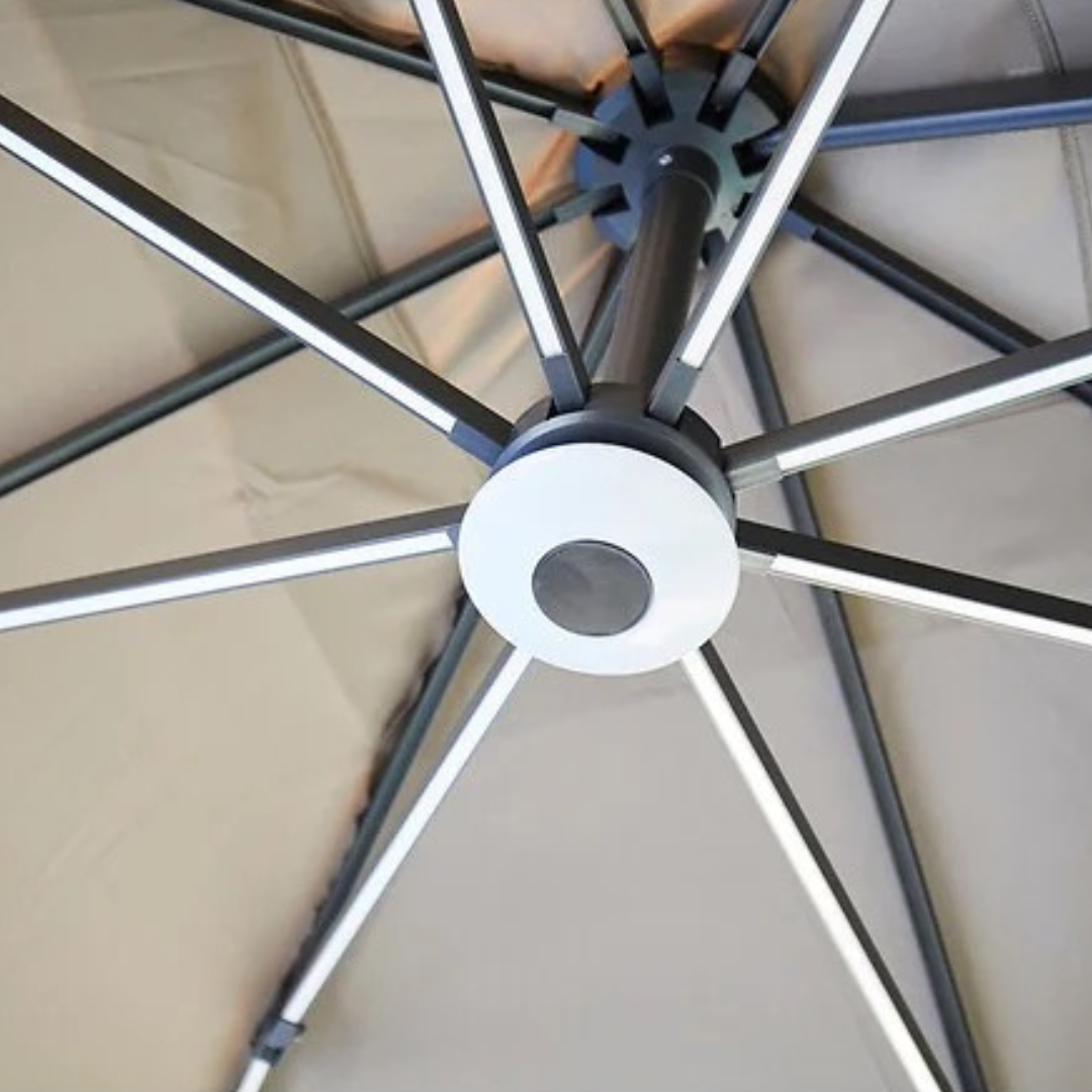 Parasol lumino Led Gris anthracite