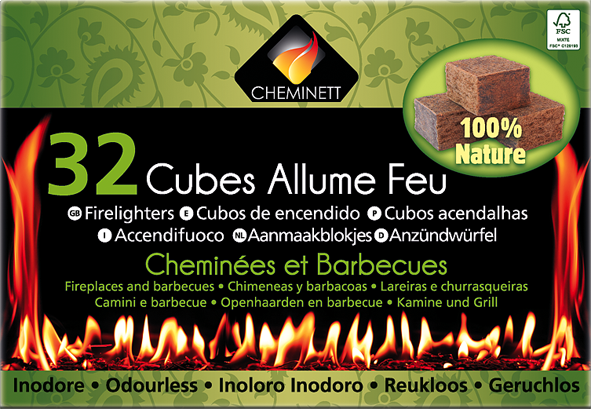 Allume Feu 100% NATUREL X32