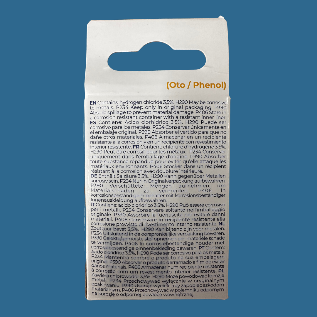 RECHARGE TROUSSE OTO/PHÉNOL