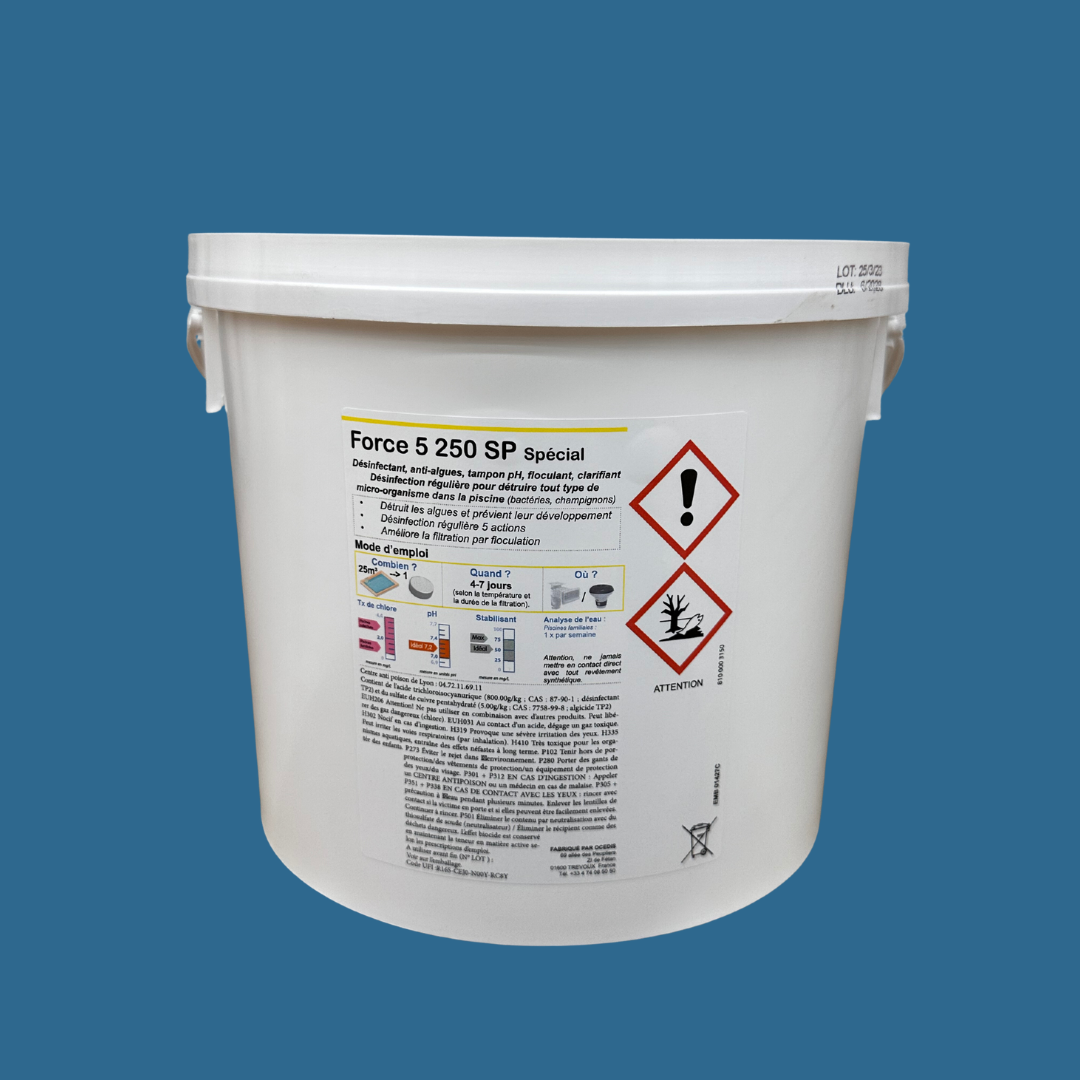 Chlore multifonctions Force 5 250g SP