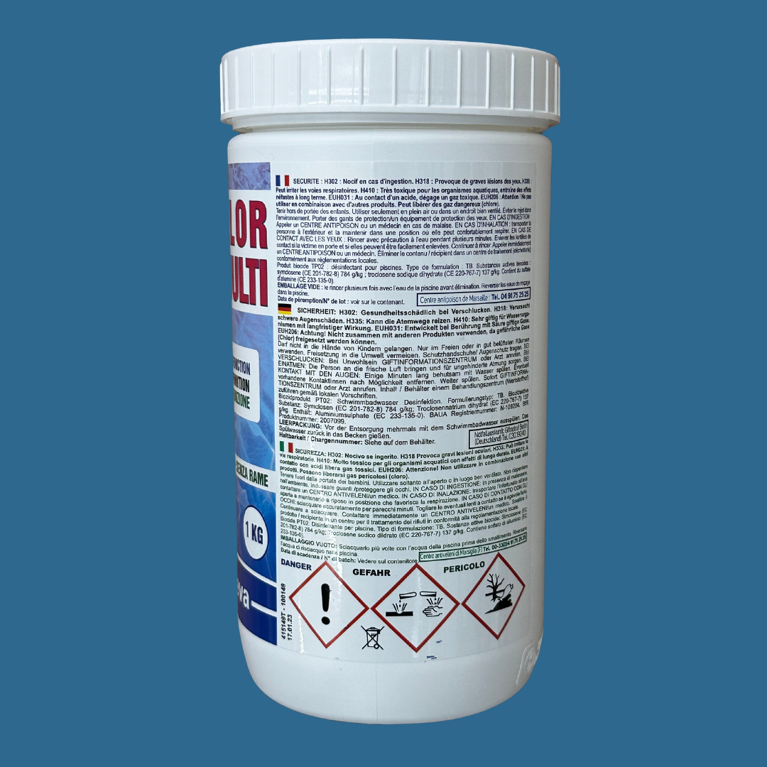 REVA KLOR MULTI 1Kg - Pastilles 20 Gr