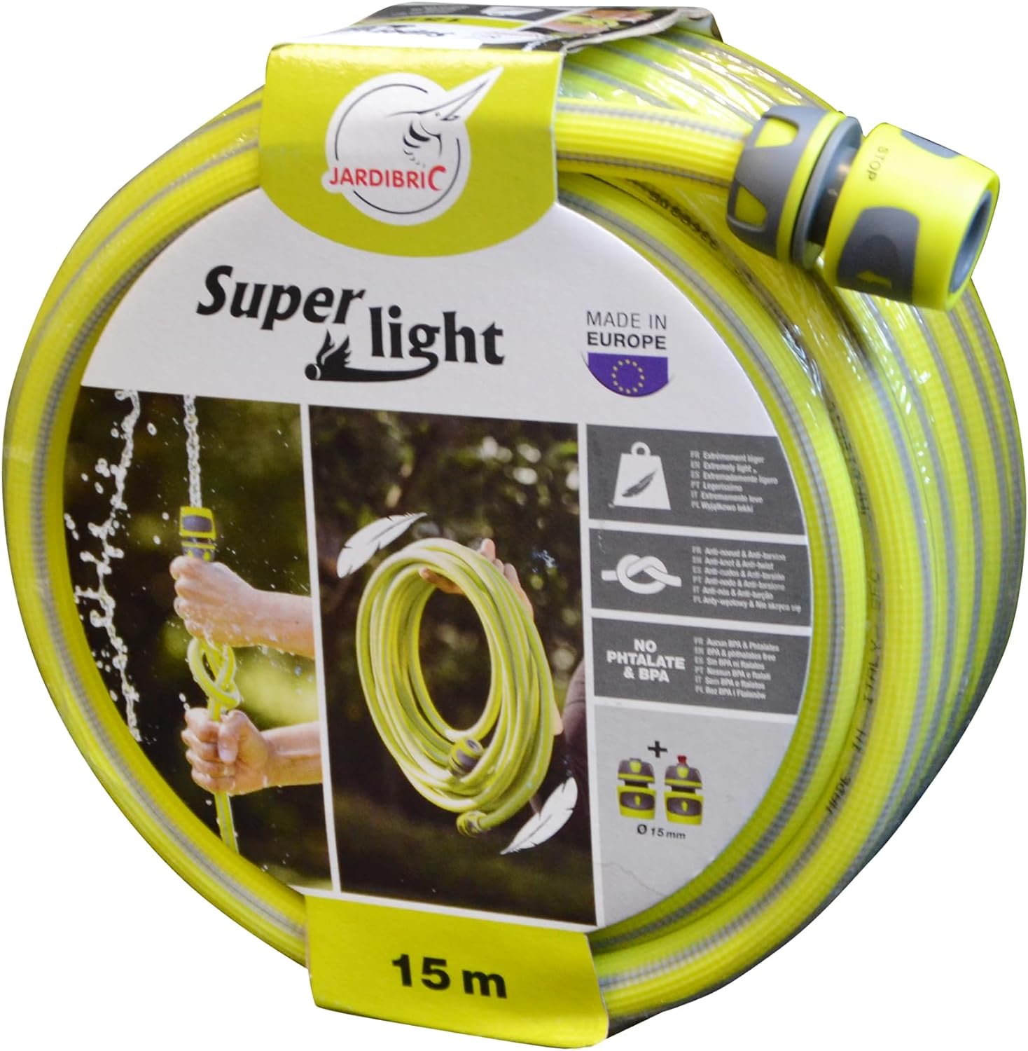 SET TUYAU SUPER LIGHT AVEC RACCORDS