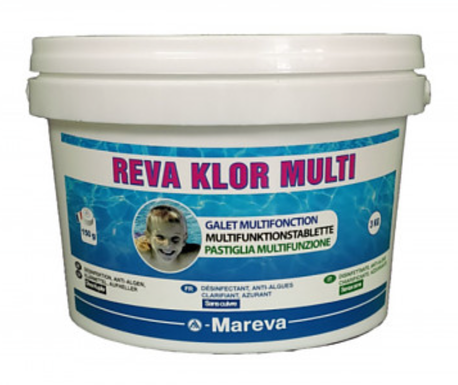 Chlore MultiI 150GR - 3KG (sans cuivre)
