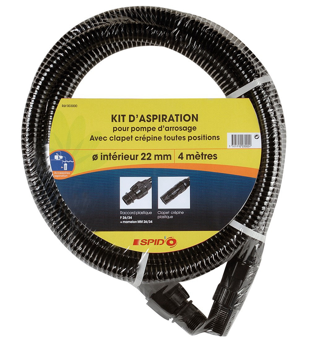KIT D'ASPIRATION PLASTIQUE