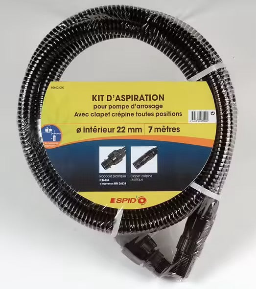 KIT D'ASPIRATION PLASTIQUE