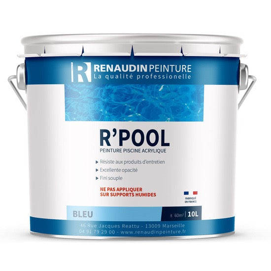 R POOL ACRYLIQUE BLEU