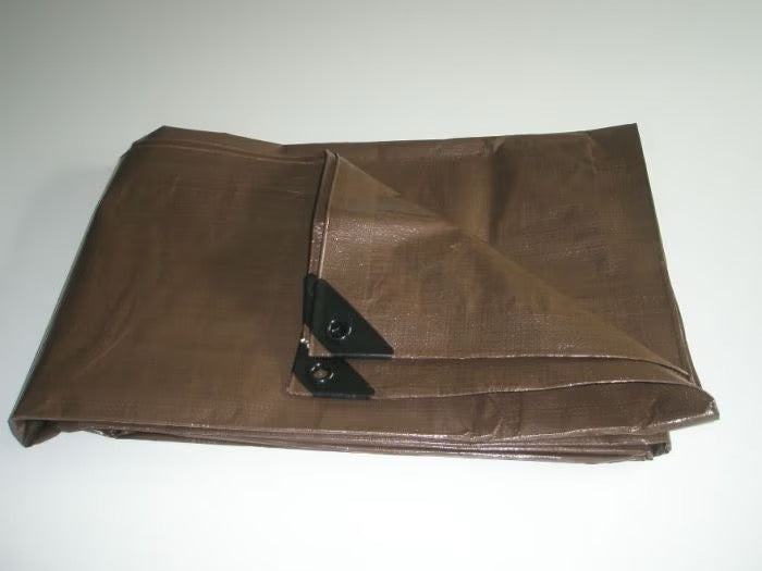 Bâche de protection du bois 2x8m marron