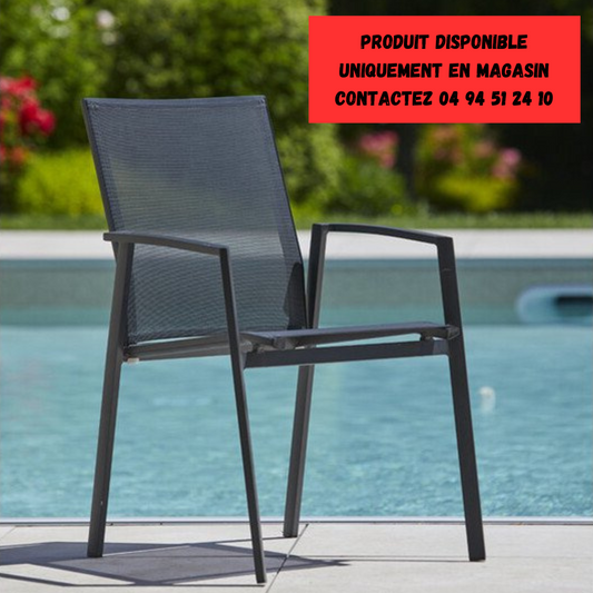 Fauteuil minea anthracite