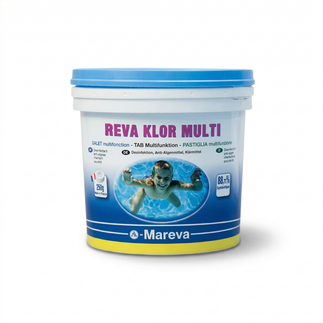 Reva Klor Multi 250 g — Chlore multiaction 5 kg