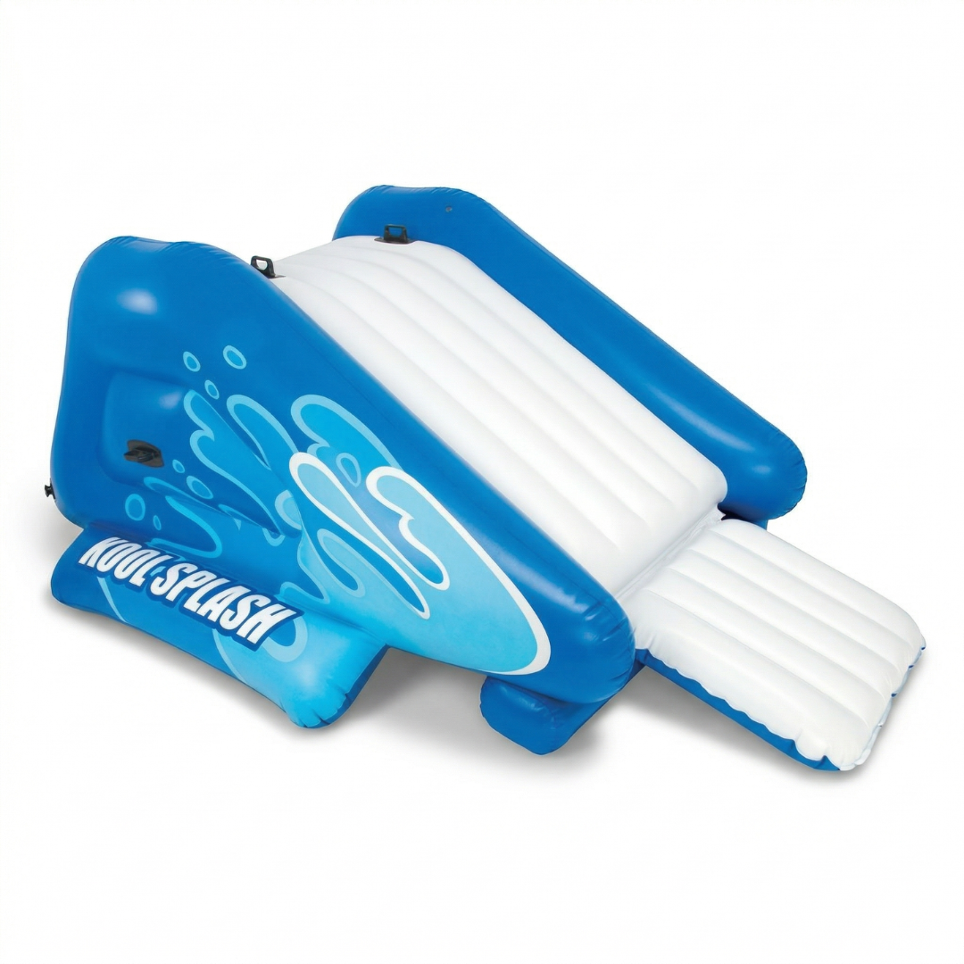 Toboggan gonflable Intex — Piscine enterrée