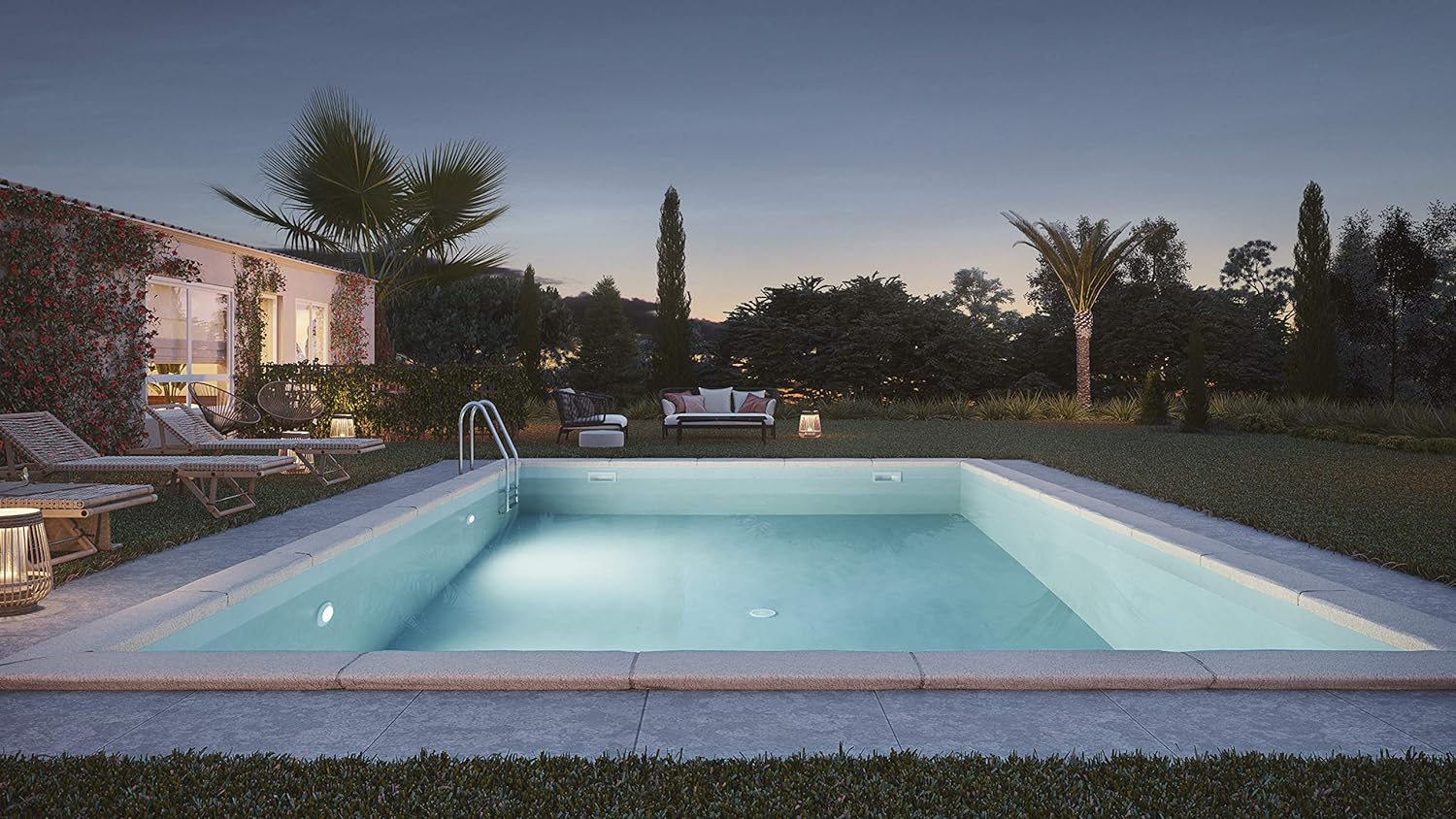 Ampoule LED blanche PAR56 pour piscines enterrées et piscines en bois