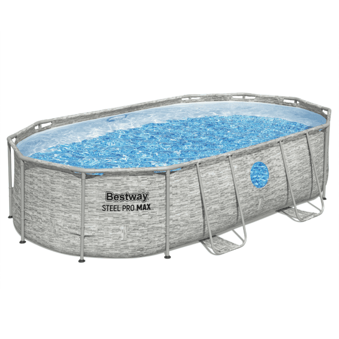 PISCINE STEEL PRO MAX CLEAR VIEW 4.88X3.05X1.07