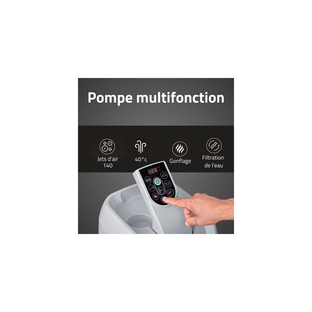 Spa gonflable rond Lay-Z-Spa Miami AirJet EnergySense 4-6 personnes