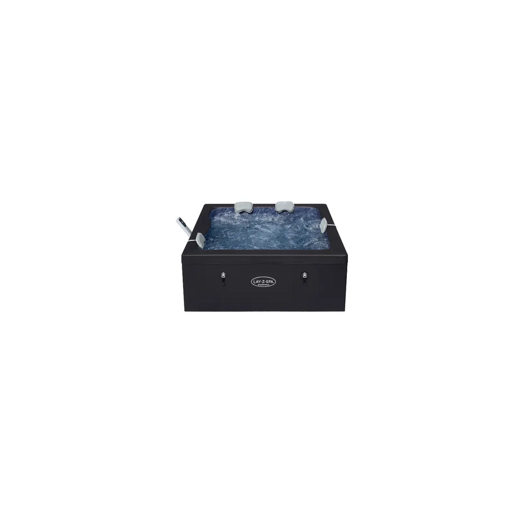 Spa semi rigide carré Lay-Z-Spa Stockholm Smart AirJet avec WiFi 4-6 personnes