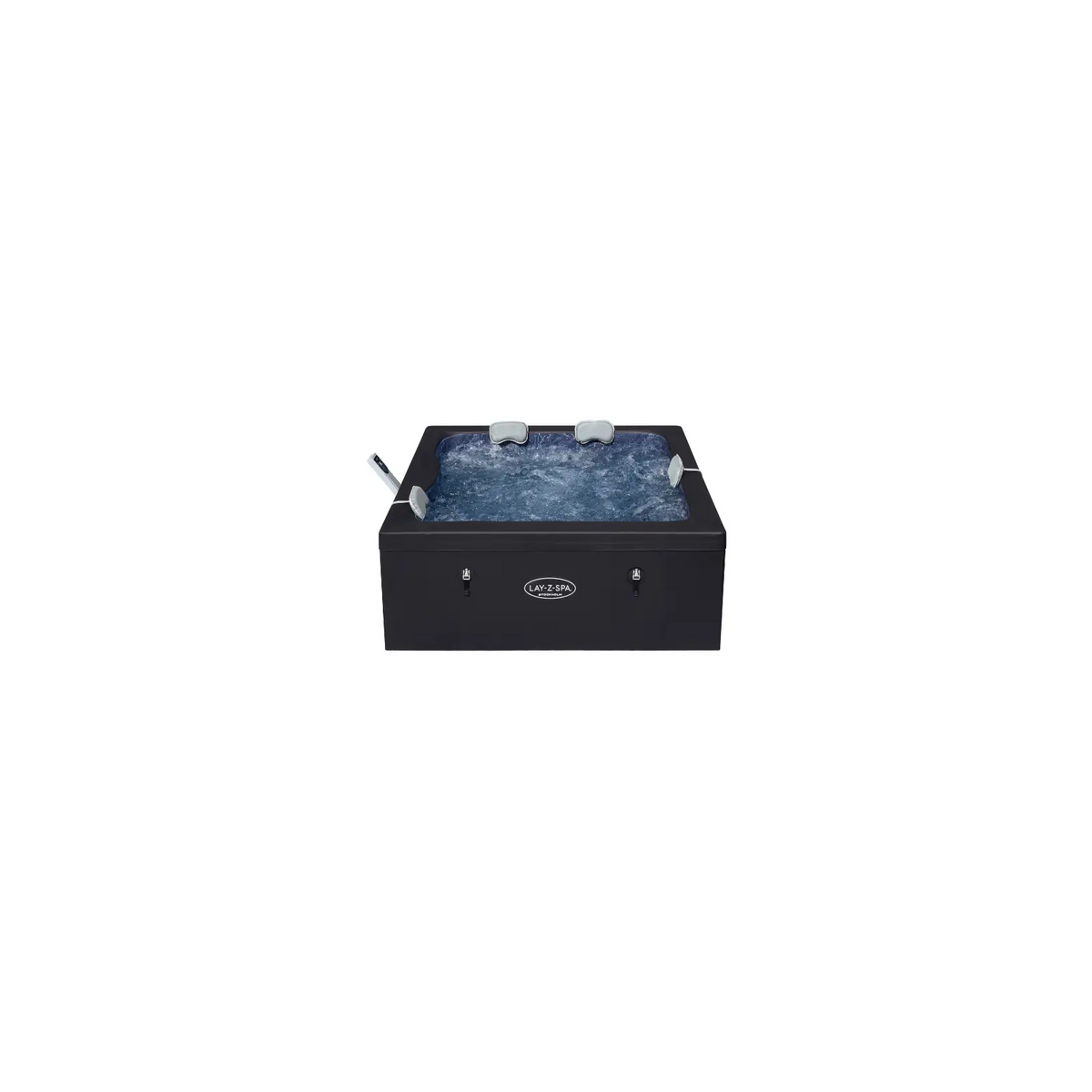 Spa semi rigide carré Lay-Z-Spa Stockholm Smart AirJet avec WiFi 4-6 personnes