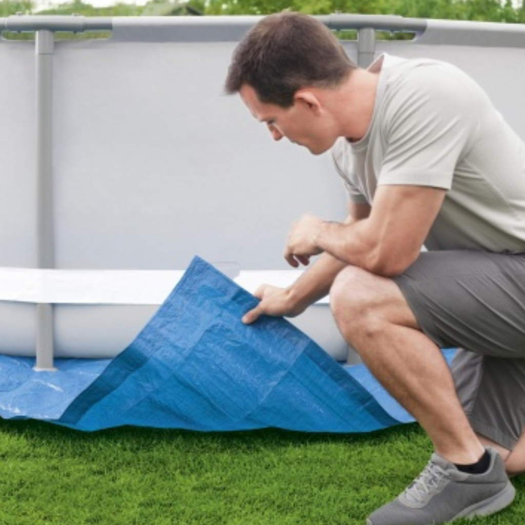 Tapis de sol pour piscine Flowclear 488x488 cm