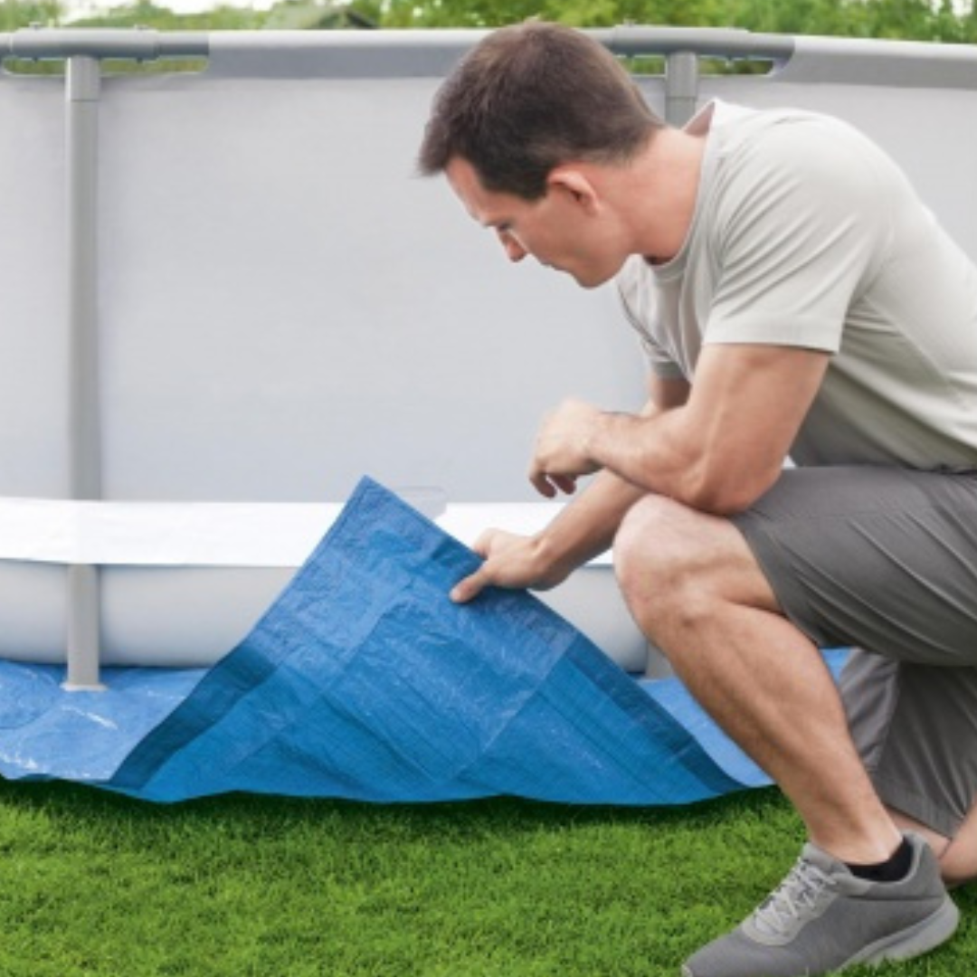 Tapis de sol pour piscine Flowclear 488x488 cm