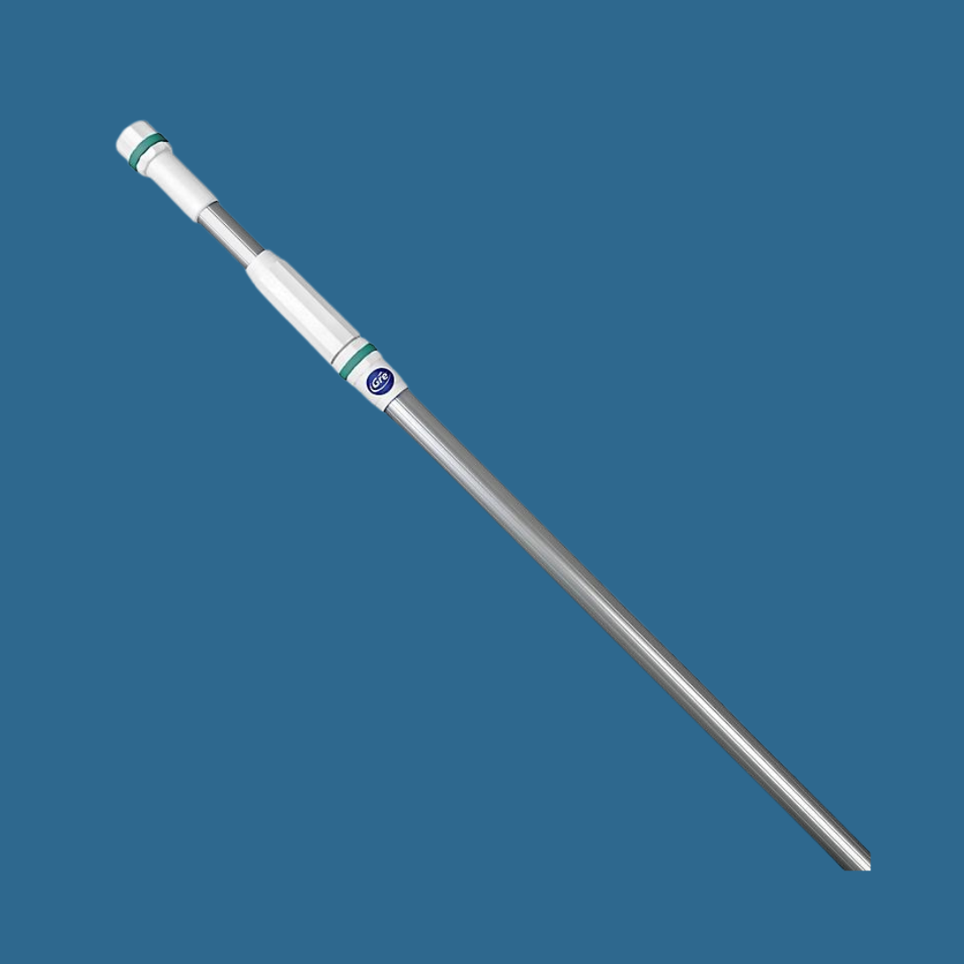 Manche télescopique en aluminium de 3,60M - 2 morceaux