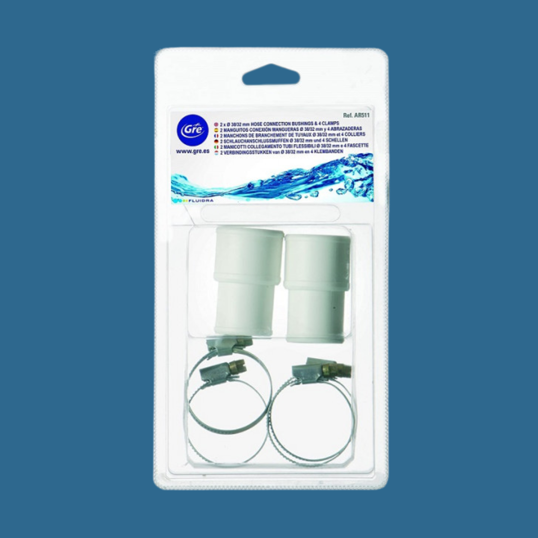 Kit raccord tuyau Ø38MM