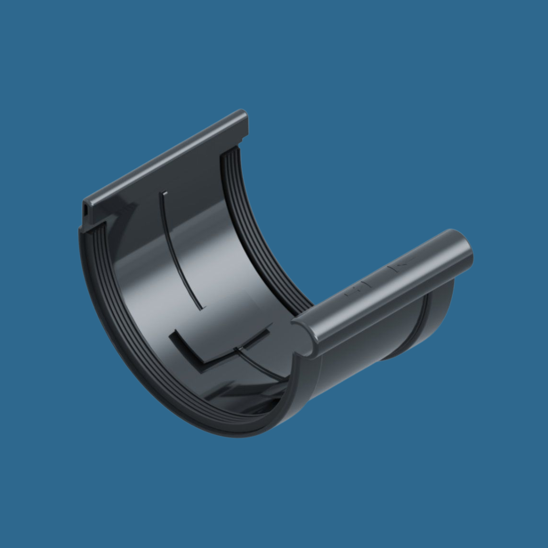 Jonction de gouttière Ø25cm Anthracite - INES