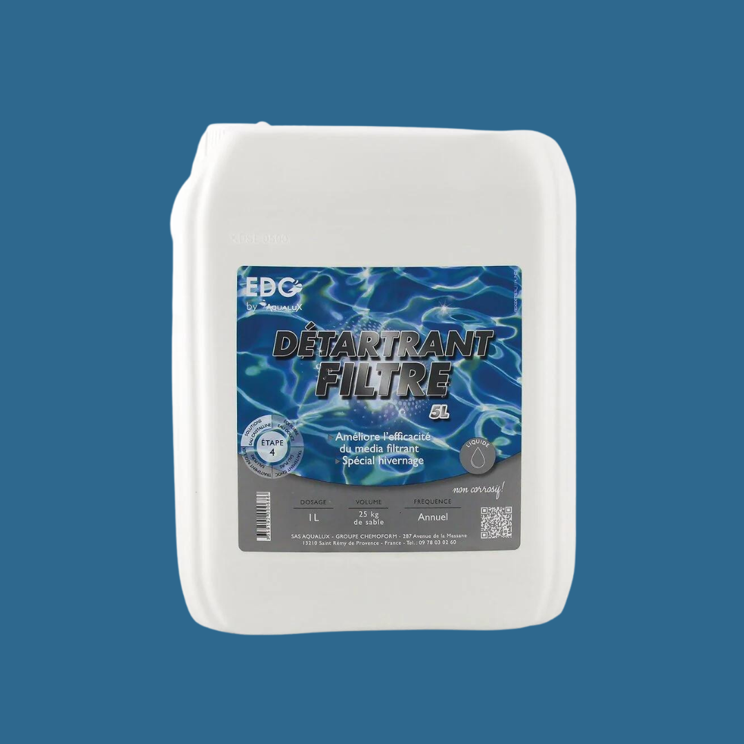 Détartrant filtre piscine - Bidon de 5L