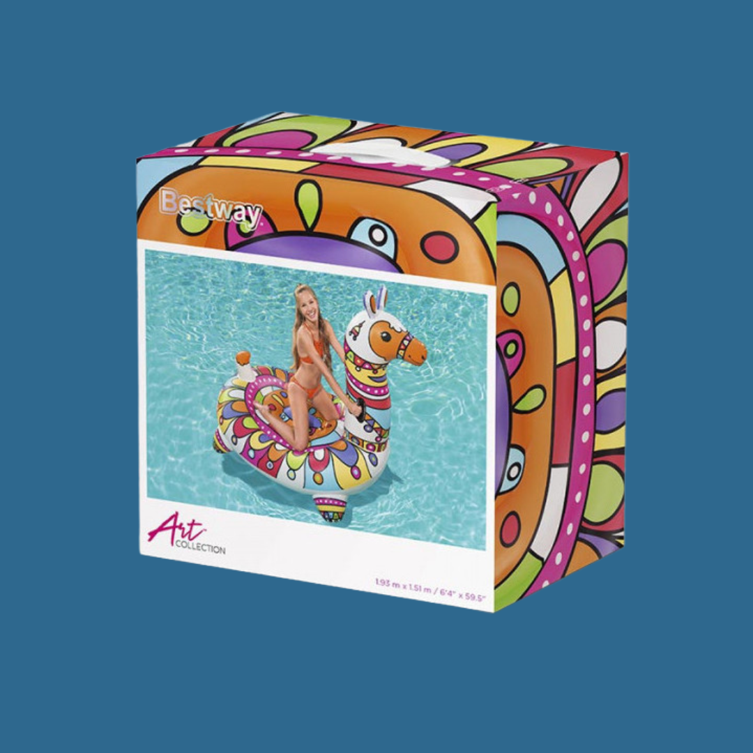 Bouée Lama flottant Multicolore