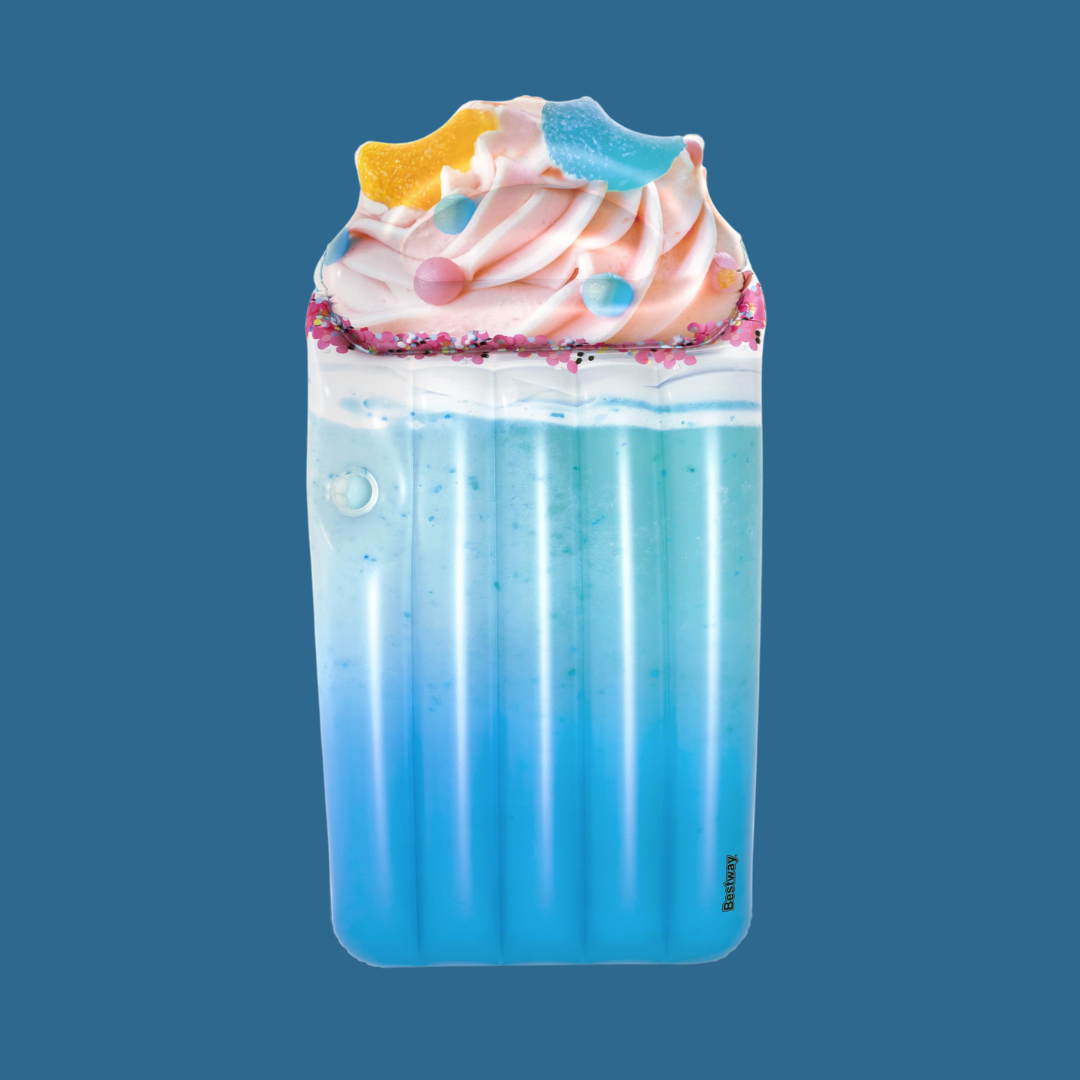 Matelas gonflable licorne Magical Milkshake 185 x 98 cm