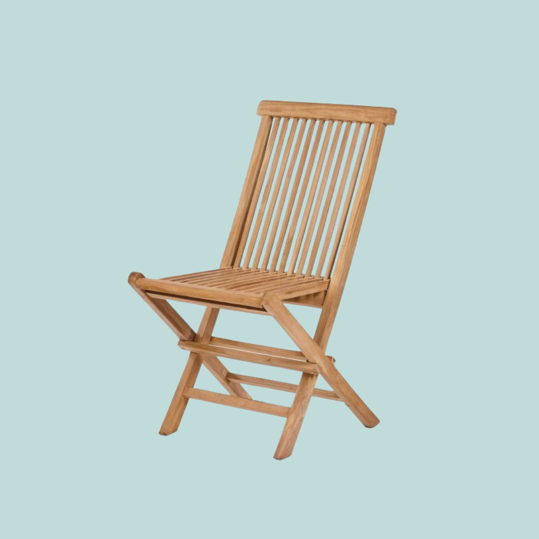 Chaise pliante en Teck