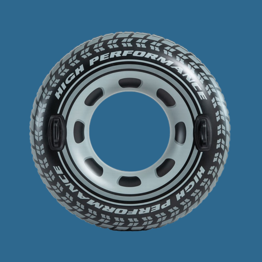 Bouée gonflable pneu avec poignées